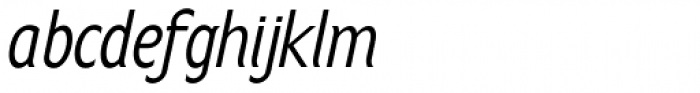 Anicon Sans Italic Font LOWERCASE