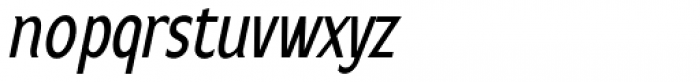 Anicon Sans Medium Italic Font LOWERCASE
