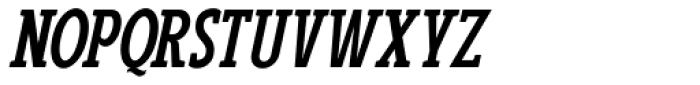 Anicon Slab Bold Italic Font UPPERCASE