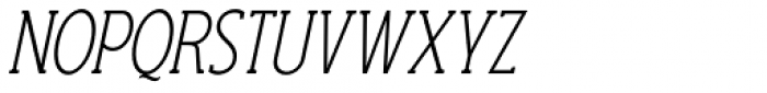 Anicon Slab Extra Light Italic Font UPPERCASE