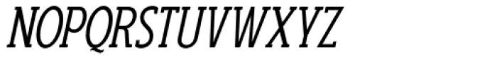 Anicon Slab Italic Font UPPERCASE