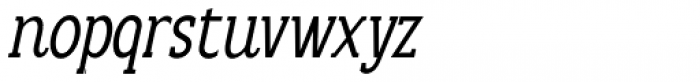 Anicon Slab Italic Font LOWERCASE