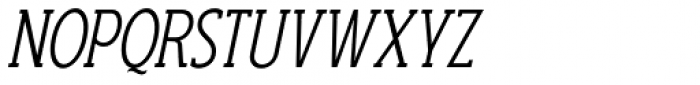 Anicon Slab Light Italic Font UPPERCASE