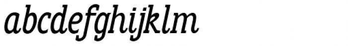 Anicon Slab Medium Italic Font LOWERCASE