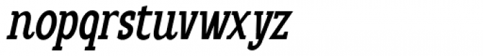 Anicon Slab Semi Bold Italic Font LOWERCASE