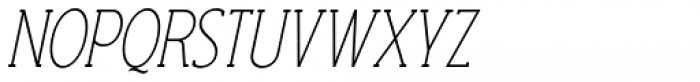 Anicon Slab Thin Italic Font UPPERCASE