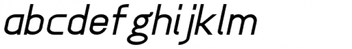 Anikka Sans Italic Font LOWERCASE