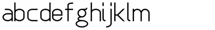 Anikka Sans Light Font LOWERCASE