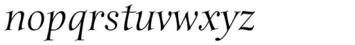 Anima Italic Font LOWERCASE