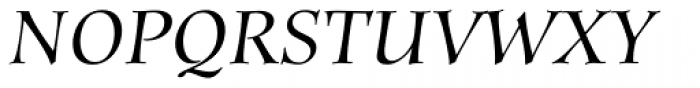 Anima Medium Italic Font UPPERCASE