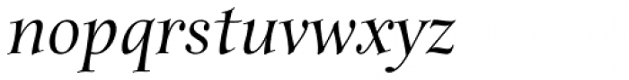 Anima Medium Italic Font LOWERCASE