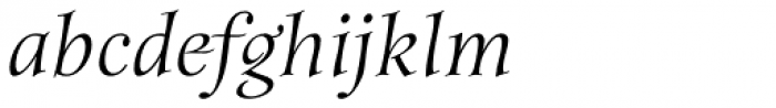 Anima Std Italic Font LOWERCASE