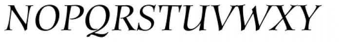 Anima Std Medium Italic Font UPPERCASE