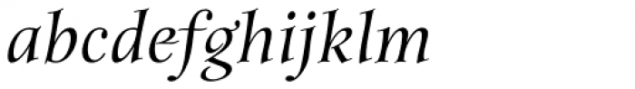 Anima Std Medium Italic Font LOWERCASE
