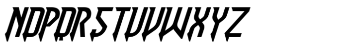 Animal Hunter Oblique Font UPPERCASE