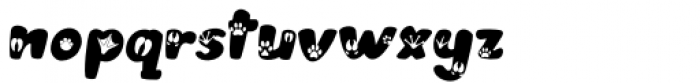 Animal Paws Regular Font LOWERCASE
