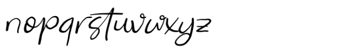 Animated Playful Italic Font LOWERCASE