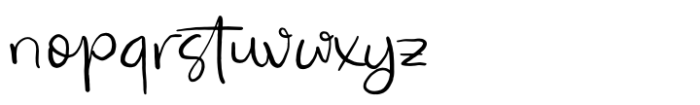 Animated Playful Regular Font LOWERCASE