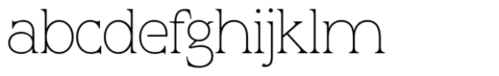 Animus Light Font LOWERCASE