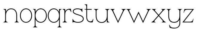 Animus Light Font LOWERCASE