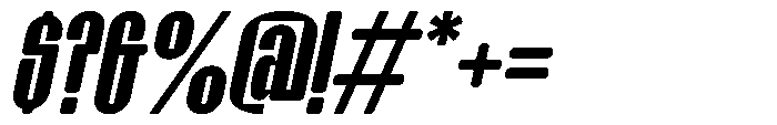 Anisera Italic Font OTHER CHARS