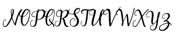 Anitasha Italic Font UPPERCASE