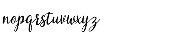 Anitasha Italic Font LOWERCASE