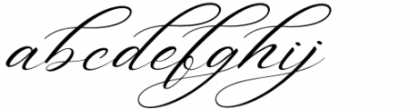 Aniyah Italic Font LOWERCASE