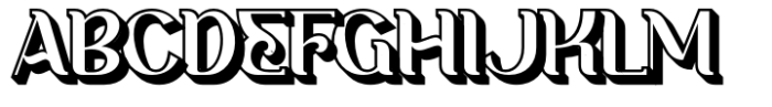 Ankori Extrude Font UPPERCASE