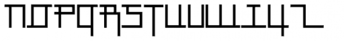 Anlinear Bold Font UPPERCASE