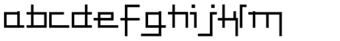 Anlinear Bold Font LOWERCASE