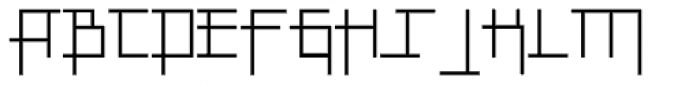 Anlinear Light Font UPPERCASE