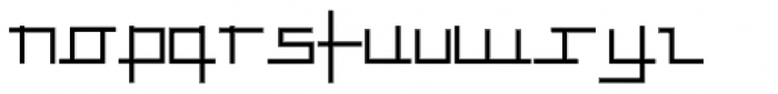 Anlinear Font LOWERCASE