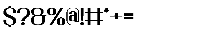 Anmox Font OTHER CHARS