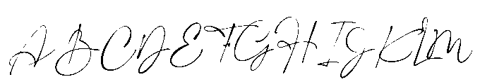 Anna Glave Script Font UPPERCASE