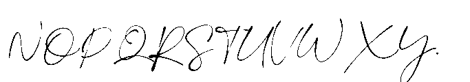 Anna Glave Script Font UPPERCASE