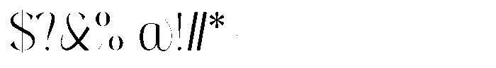 Anna Glave Serif Font OTHER CHARS