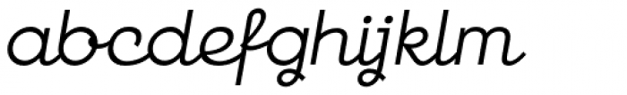 Annabel Lee Oblique Font LOWERCASE