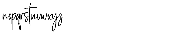 Annabelle Duo Hairline Font LOWERCASE