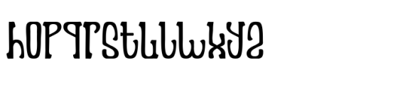 Annadalea Font LOWERCASE