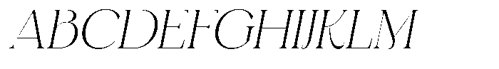 Annagia Italic Font UPPERCASE