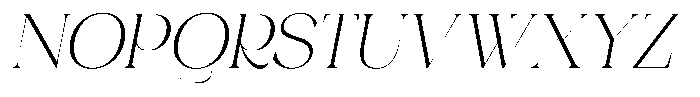 Annagia Italic Font UPPERCASE