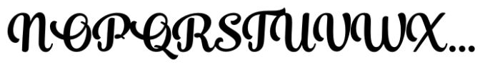Annalena Script Font UPPERCASE