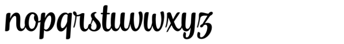 Annalena Script Font LOWERCASE