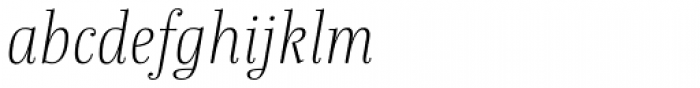 Anne Bonny ExtraLight Italic Font LOWERCASE