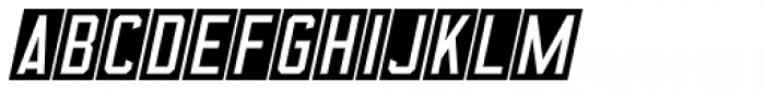 Announcement Board Oblique JNL Font LOWERCASE