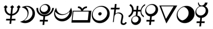 Anns Astro Oblique Font LOWERCASE