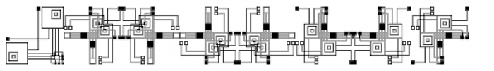Anns Crop Circuits Three Font OTHER CHARS