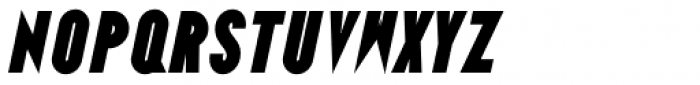 Ano Black Wide Italic Font LOWERCASE