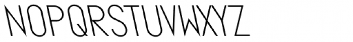 Ano Half Wide Back Italic Font LOWERCASE